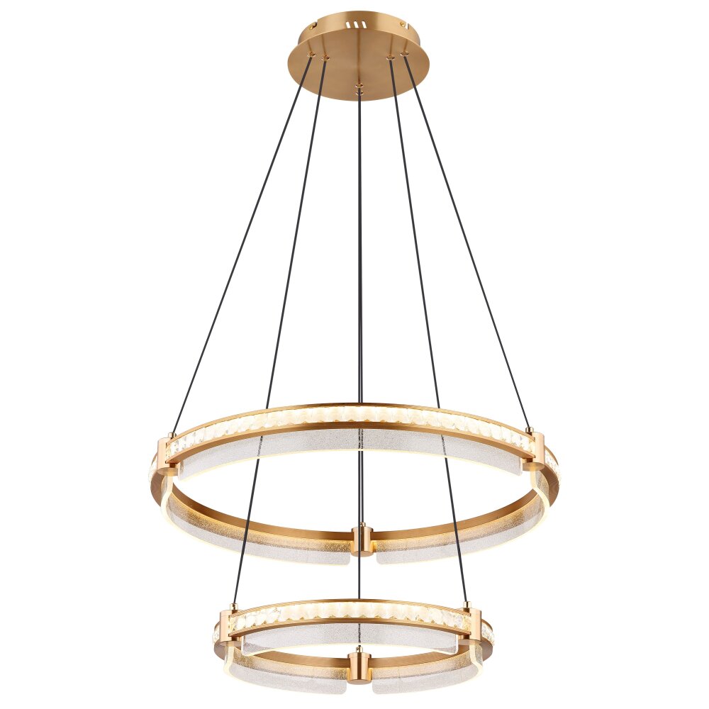Globo Blondie Hängeleuchte LED Gold, 1-flammig, Fernbedienung main product photo