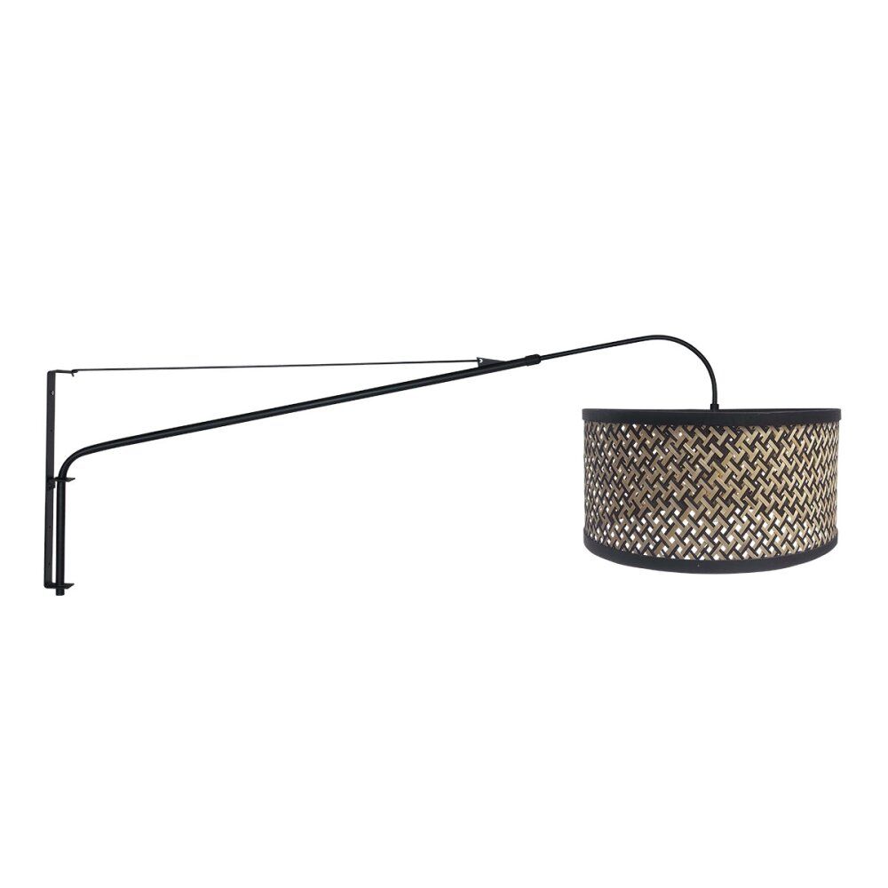 Steinhauer Elegant Classy Wandleuchte Schwarz, 1-flammig main product photo