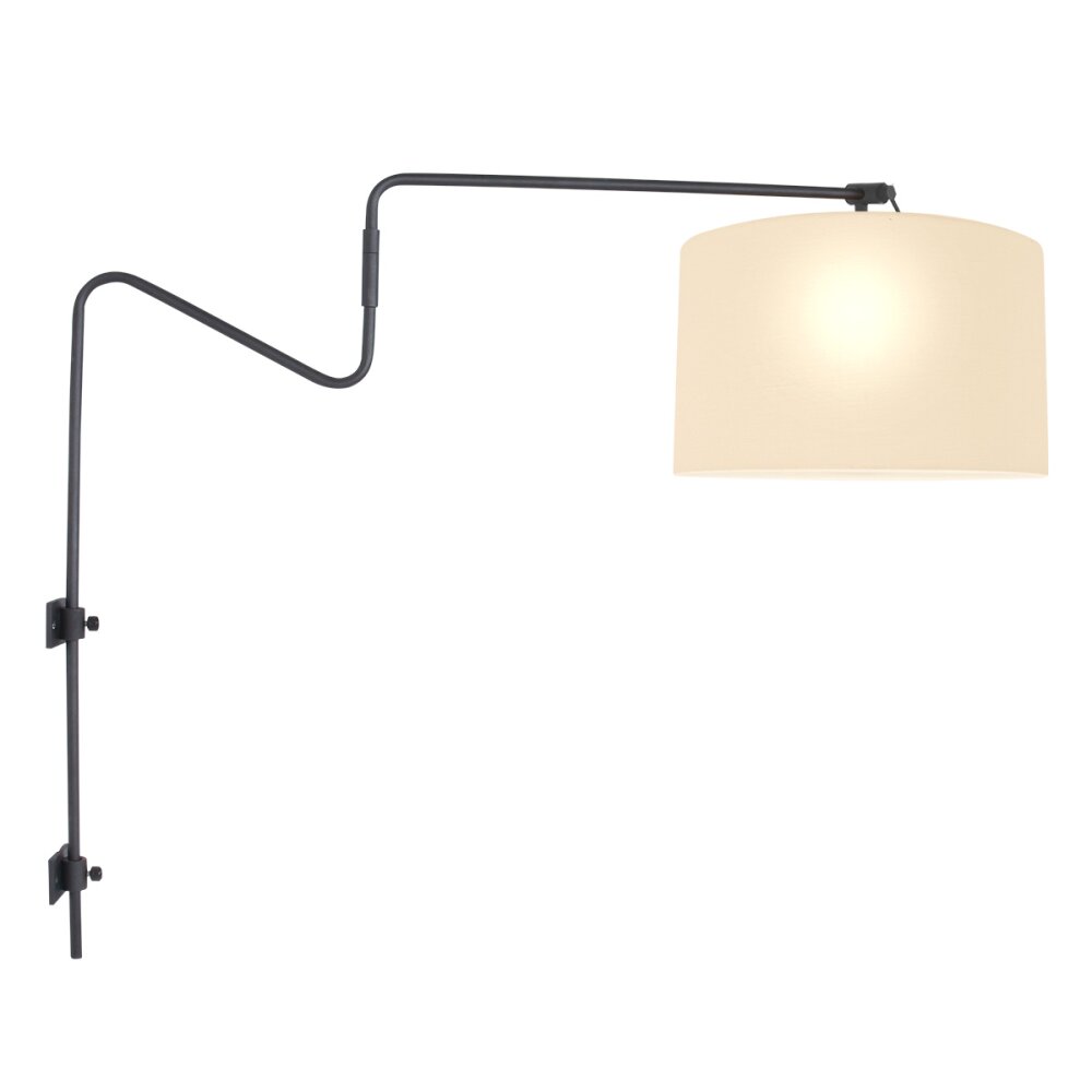Steinhauer Linstrøm Wandleuchte Schwarz, 1-flammig main product photo