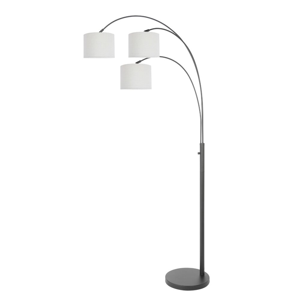 Steinhauer Sparkled Light Stehleuchte Schwarz, 3-flammig main product photo