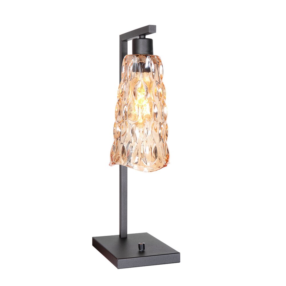 Steinhauer Vidrio Tischleuchte Schwarz, 1-flammig main product photo