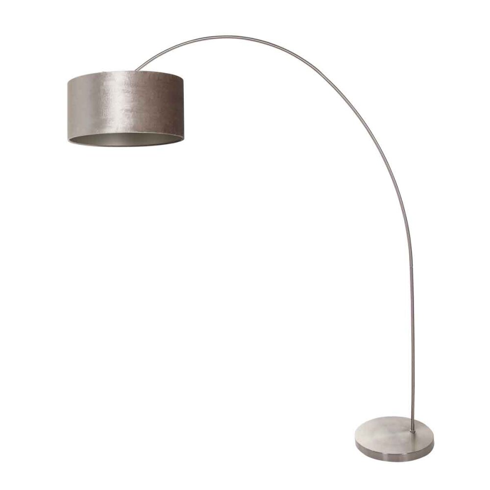 Steinhauer Solva Stehleuchte Stahl gebürstet, 1-flammig main product photo