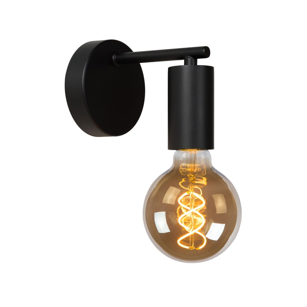 Lucide LEANNE Wandleuchte Schwarz, 1-flammig main product photo