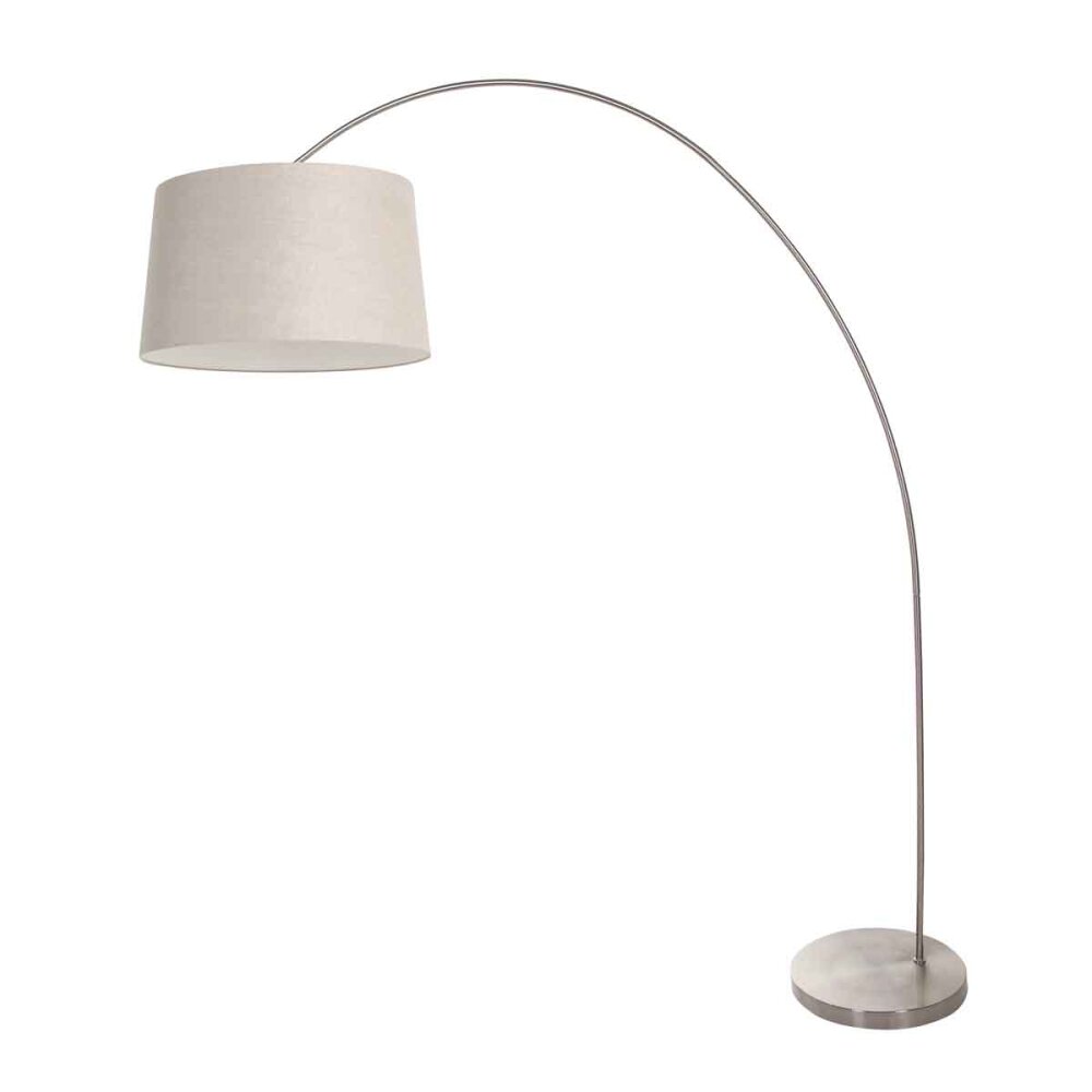 Steinhauer Solva Stehleuchte Stahl gebürstet, 1-flammig main product photo