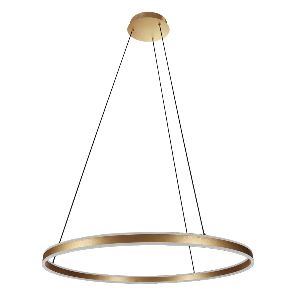 Steinhauer Ringlux Pendelleuchte LED Gold, 2-flammig main product photo