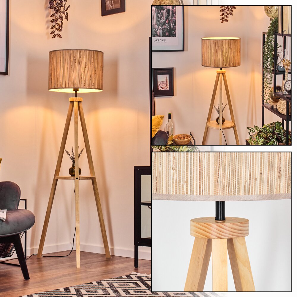 Bongal Stehleuchte Naturfarben, 1-flammig main product photo