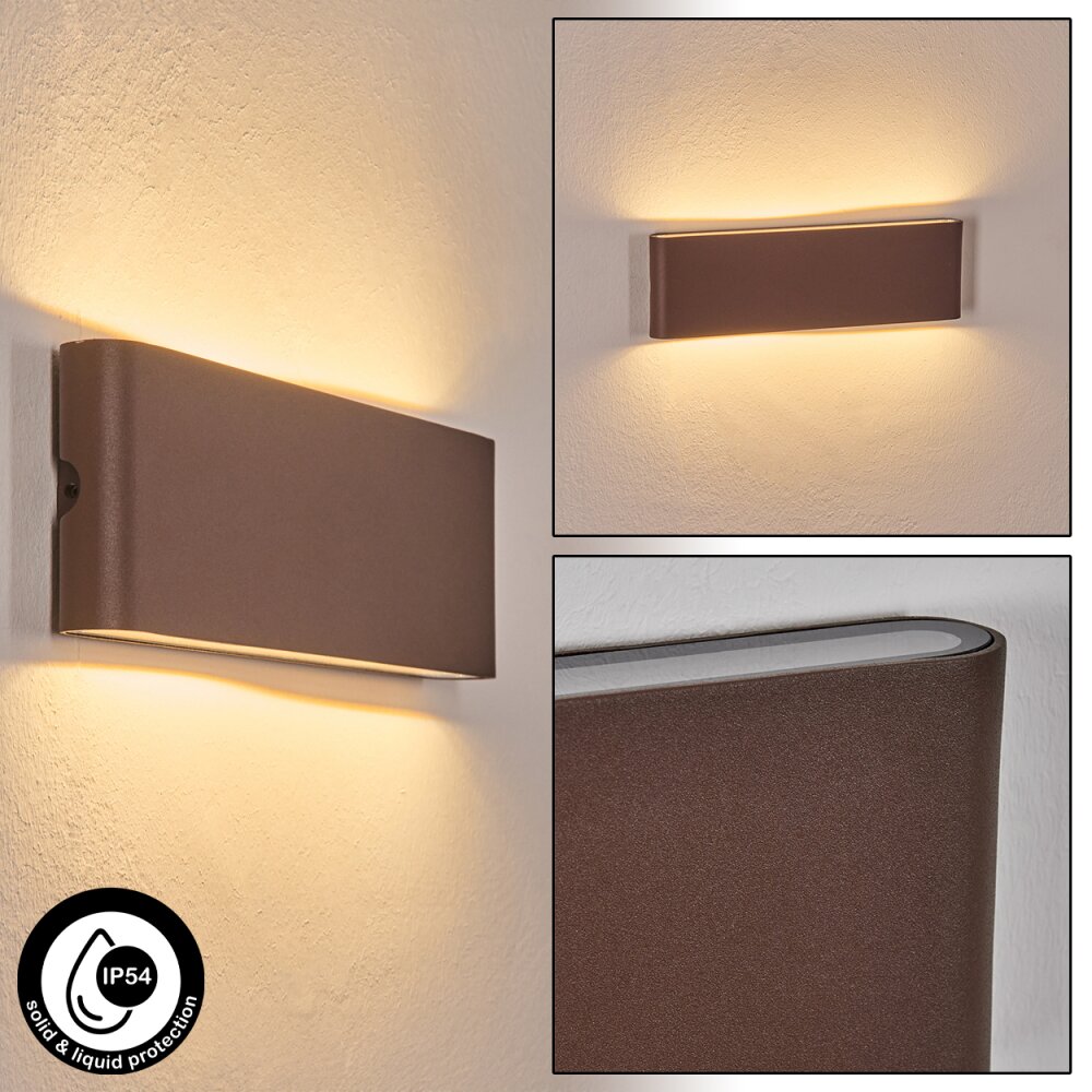 Gamas Wandleuchte Rostfarben, 1-flammig main product photo