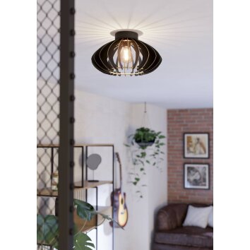 Eglo COSSANO 3 Deckenleuchte Schwarz, 1-flammig