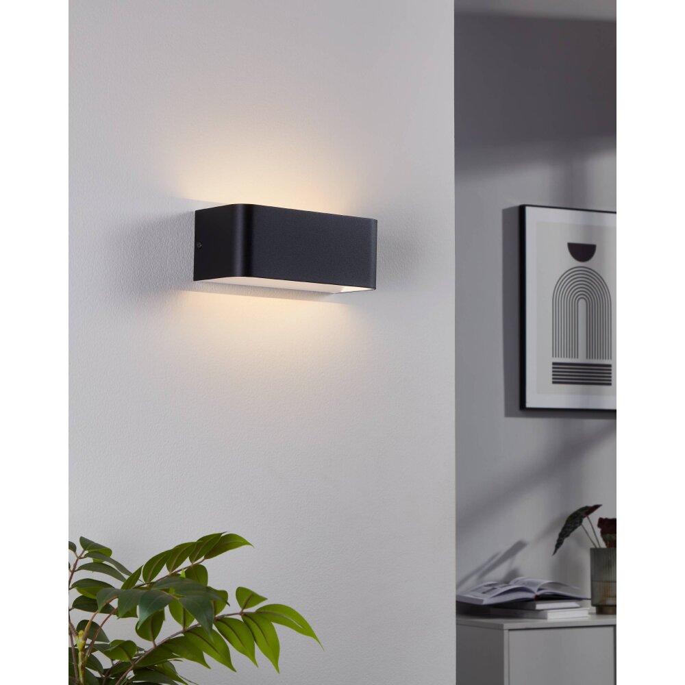 Eglo SANIA 4 Wandleuchte LED Schwarz, Weiß, 1-flammig main product photo