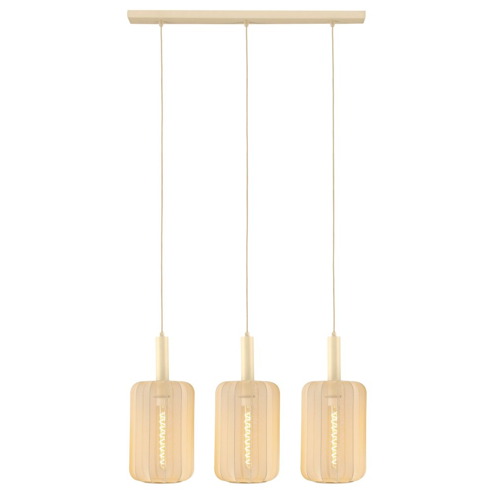 Lucide CORINA Pendelleuchte Beige, 3-flammig main product photo