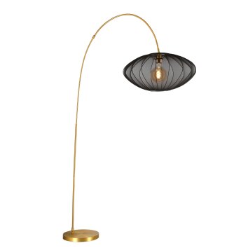 Lucide CORINA Bogenstehlampe Messing, 1-flammig