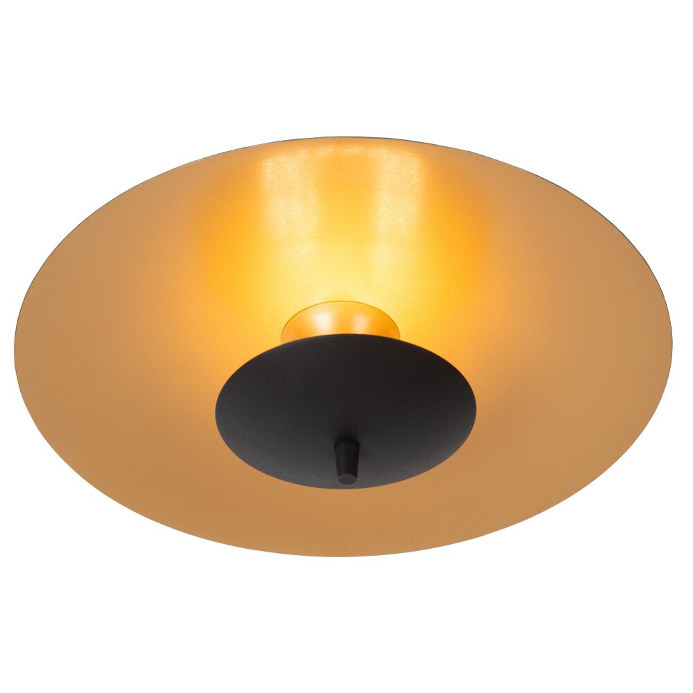 Lucide VULCAN Deckenleuchte LED Schwarz, 1-flammig main product photo