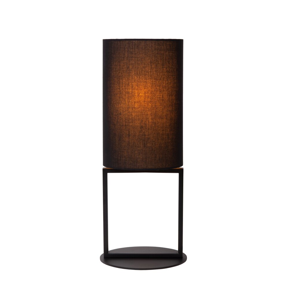 Lucide HERMAN Tischleuchte Schwarz, 1-flammig main product photo
