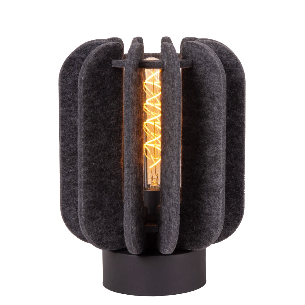 Lucide RAFAL Tischleuchte Schwarz, 1-flammig main product photo