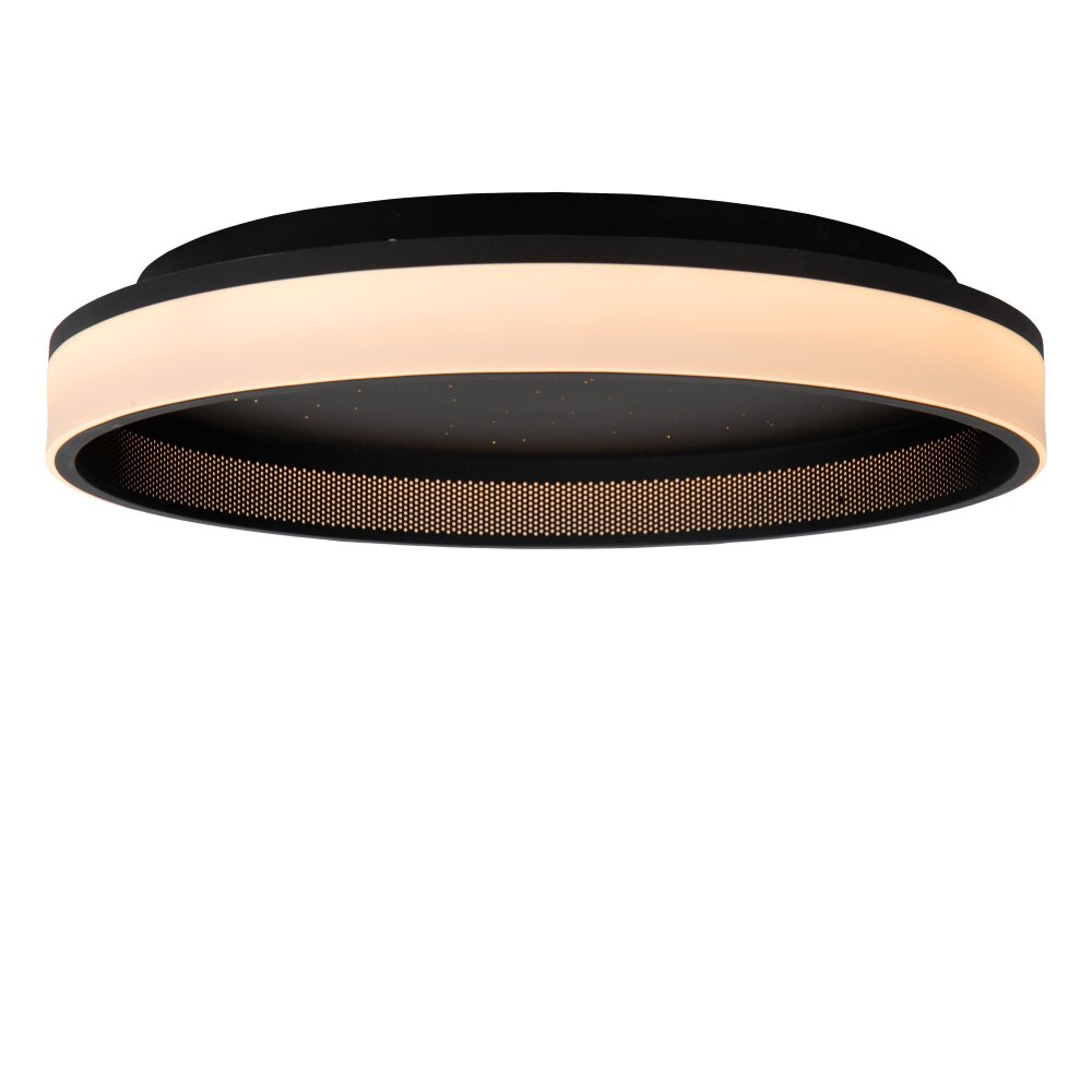 Lucide ESTREJA Deckenleuchte LED Schwarz, 1-flammig