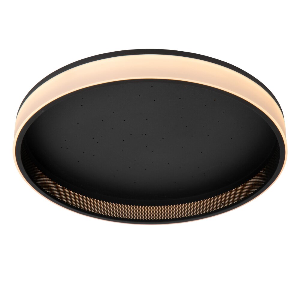 Lucide ESTREJA Deckenleuchte LED Schwarz, 1-flammig