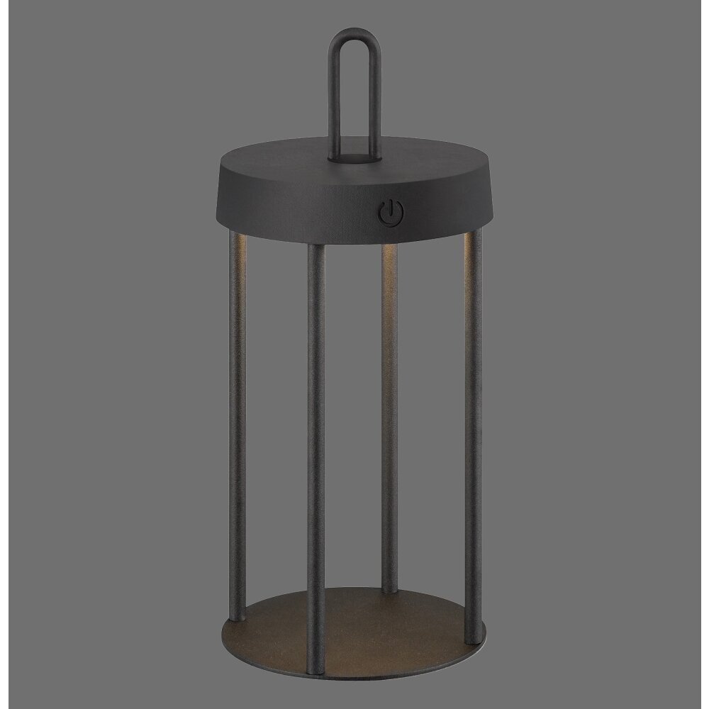 Leuchten Direkt ANSELM Tischleuchte LED Schwarz, 1-flammig main product photo