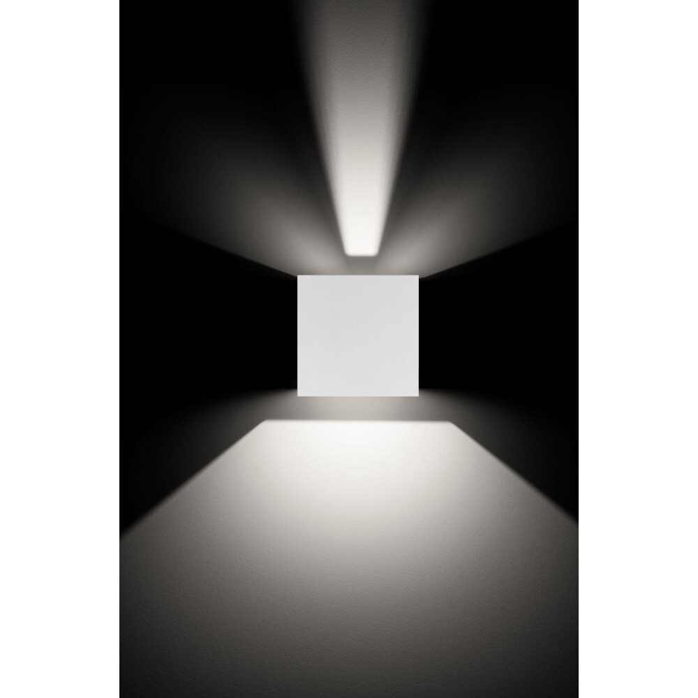 LCD Fischeck Wandleuchte LED Weiß, 2-flammig main product photo