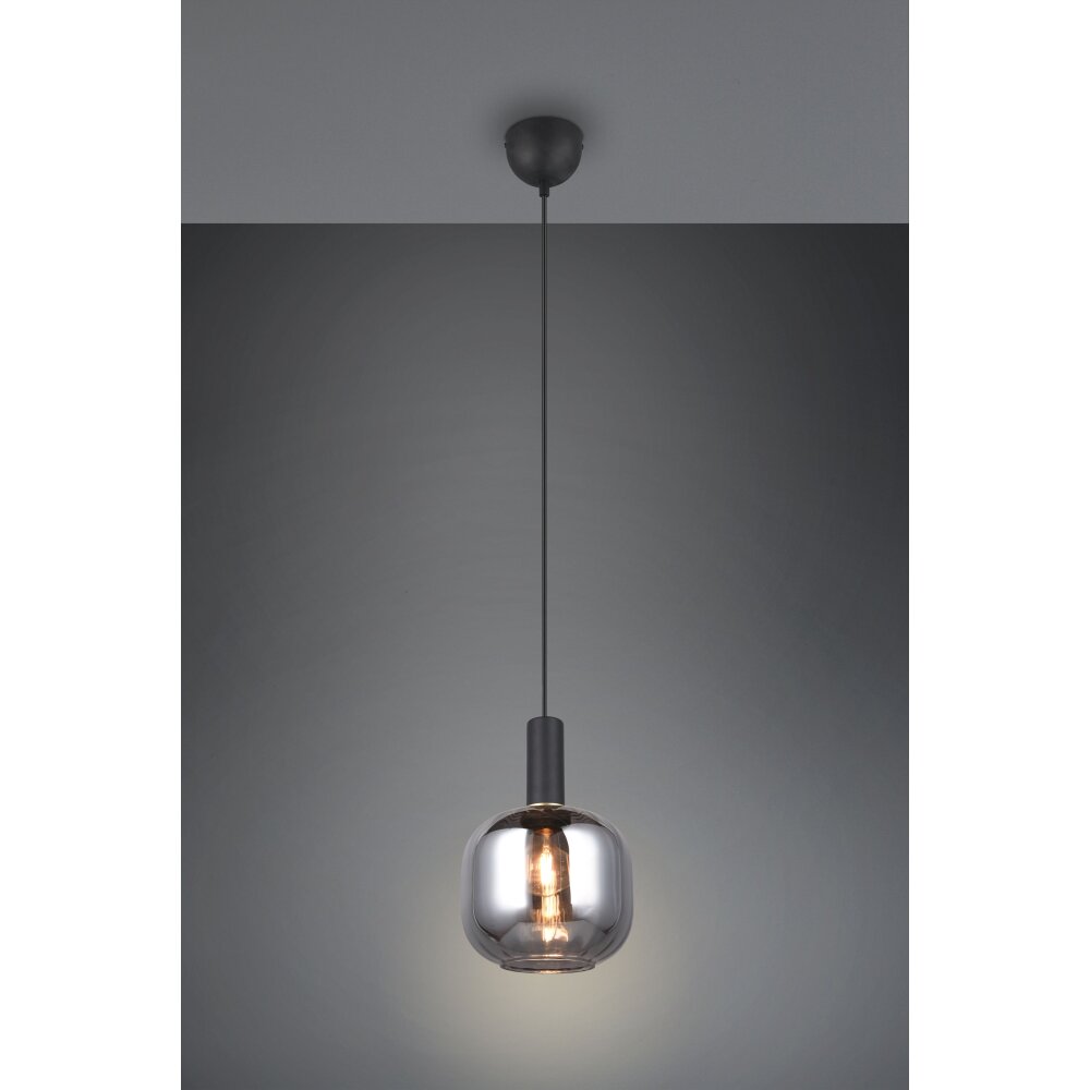 Trio Diva Pendelleuchte Schwarz, 1-flammig main product photo