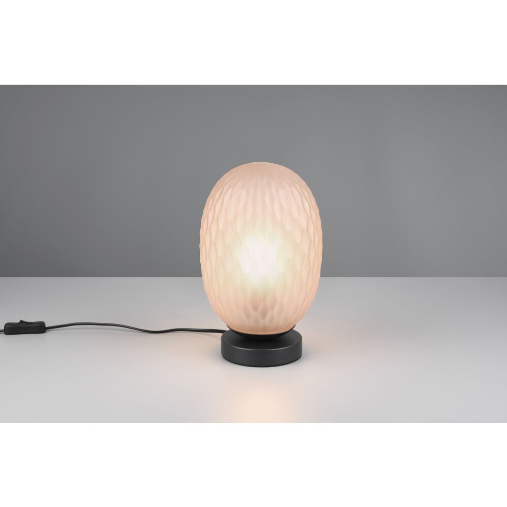 Trio Facette Tischleuchte Braun, Gold, 1-flammig main product photo