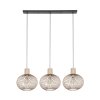 Trio GILA Pendelleuchte Beige, 3-flammig