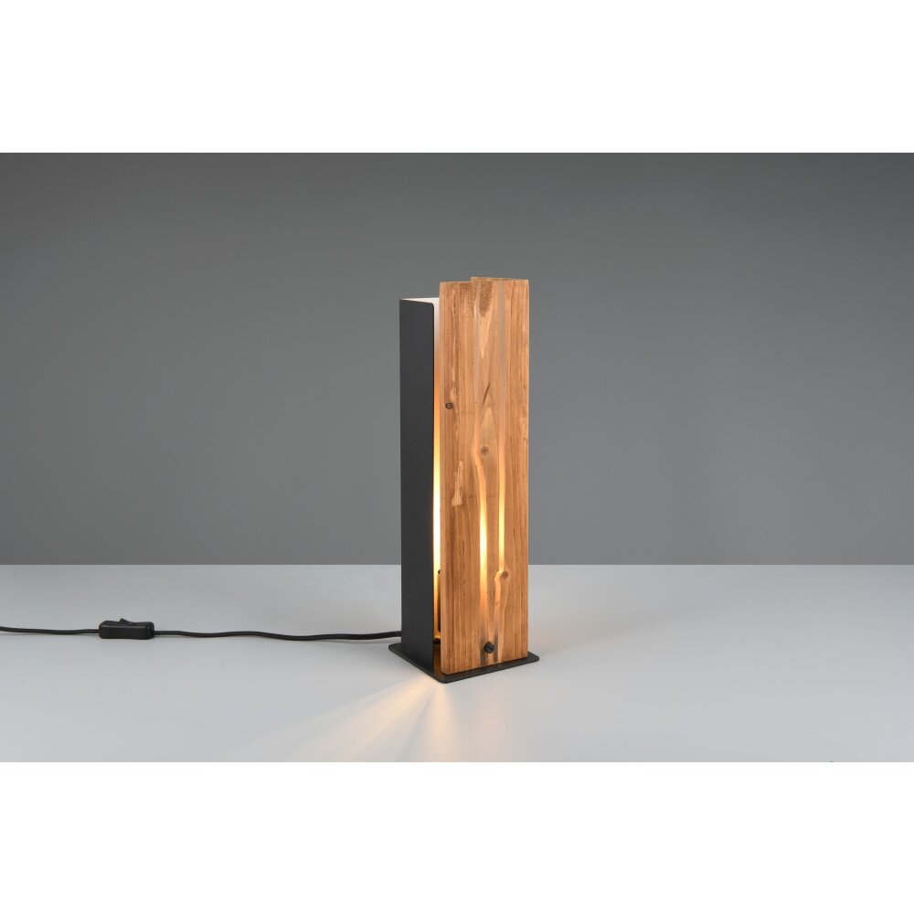 Trio Karuni Tischleuchte Holz hell, 1-flammig main product photo