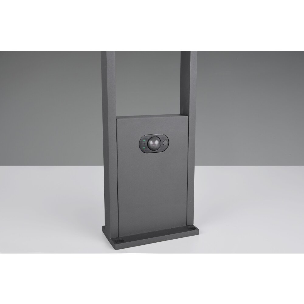 Trio Malawi Außenstehleuchte LED Anthrazit, 1-flammig, Bewegungsmelder