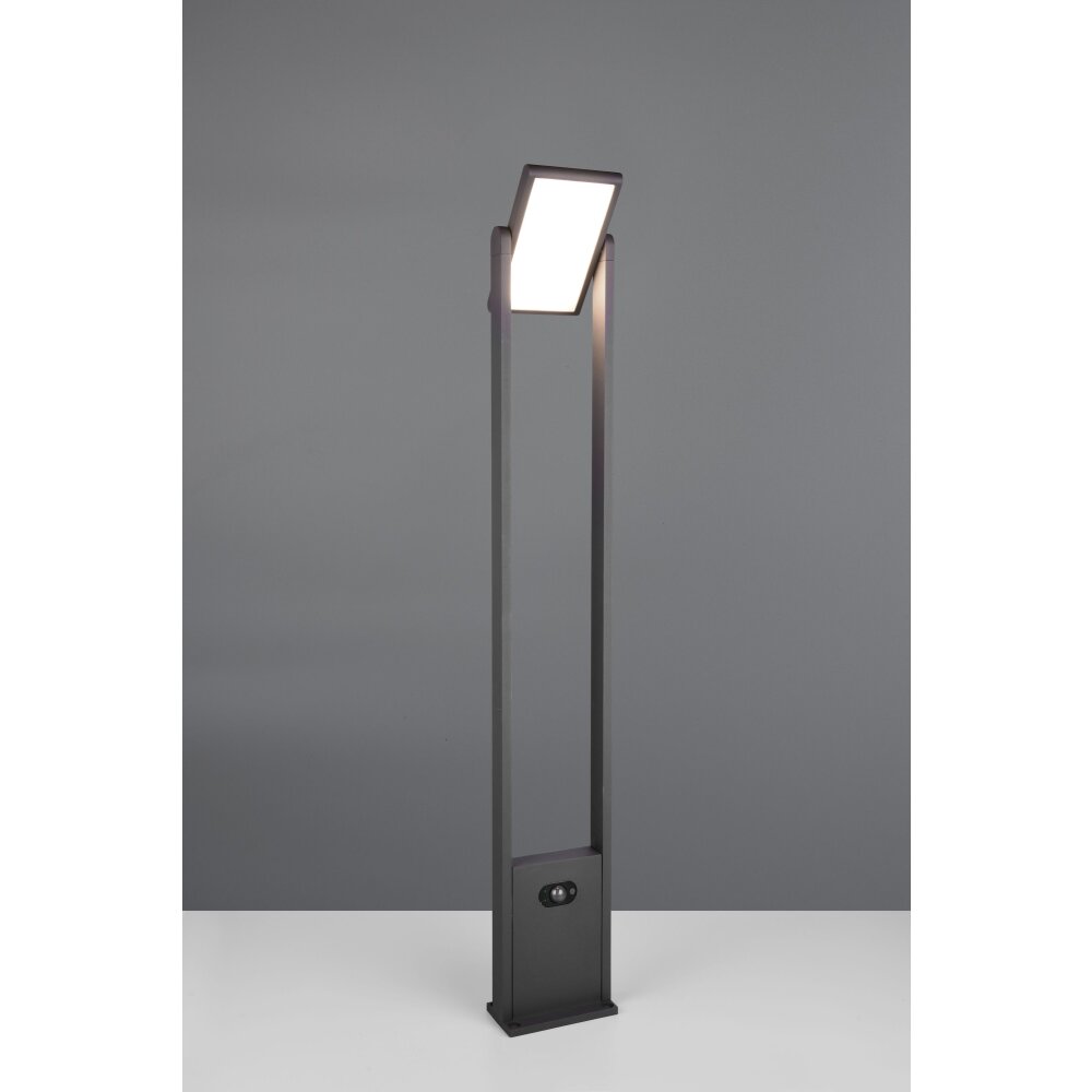 Trio Malawi Außenstehleuchte LED Anthrazit, 1-flammig, Bewegungsmelder