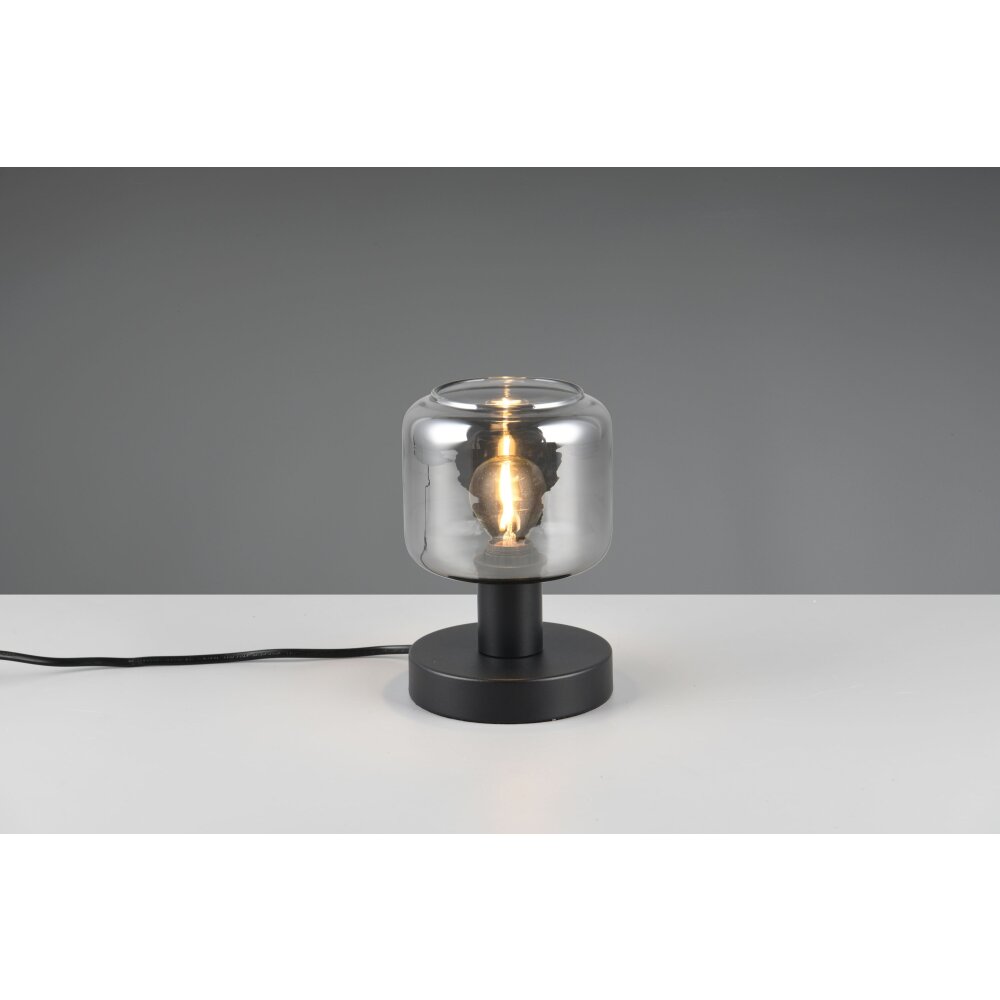 Trio Mataro Tischleuchte Schwarz, 1-flammig main product photo