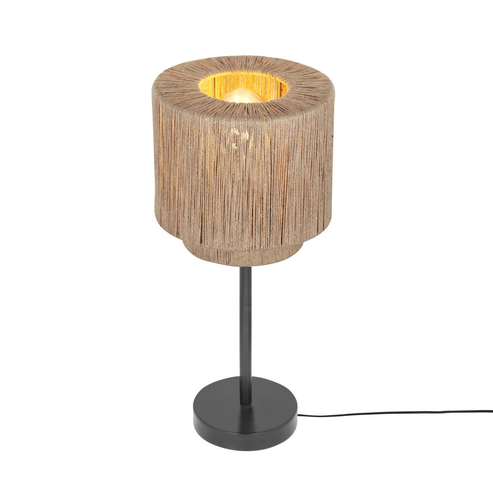 Trio SMILLA Tischleuchte Schwarz, 1-flammig main product photo