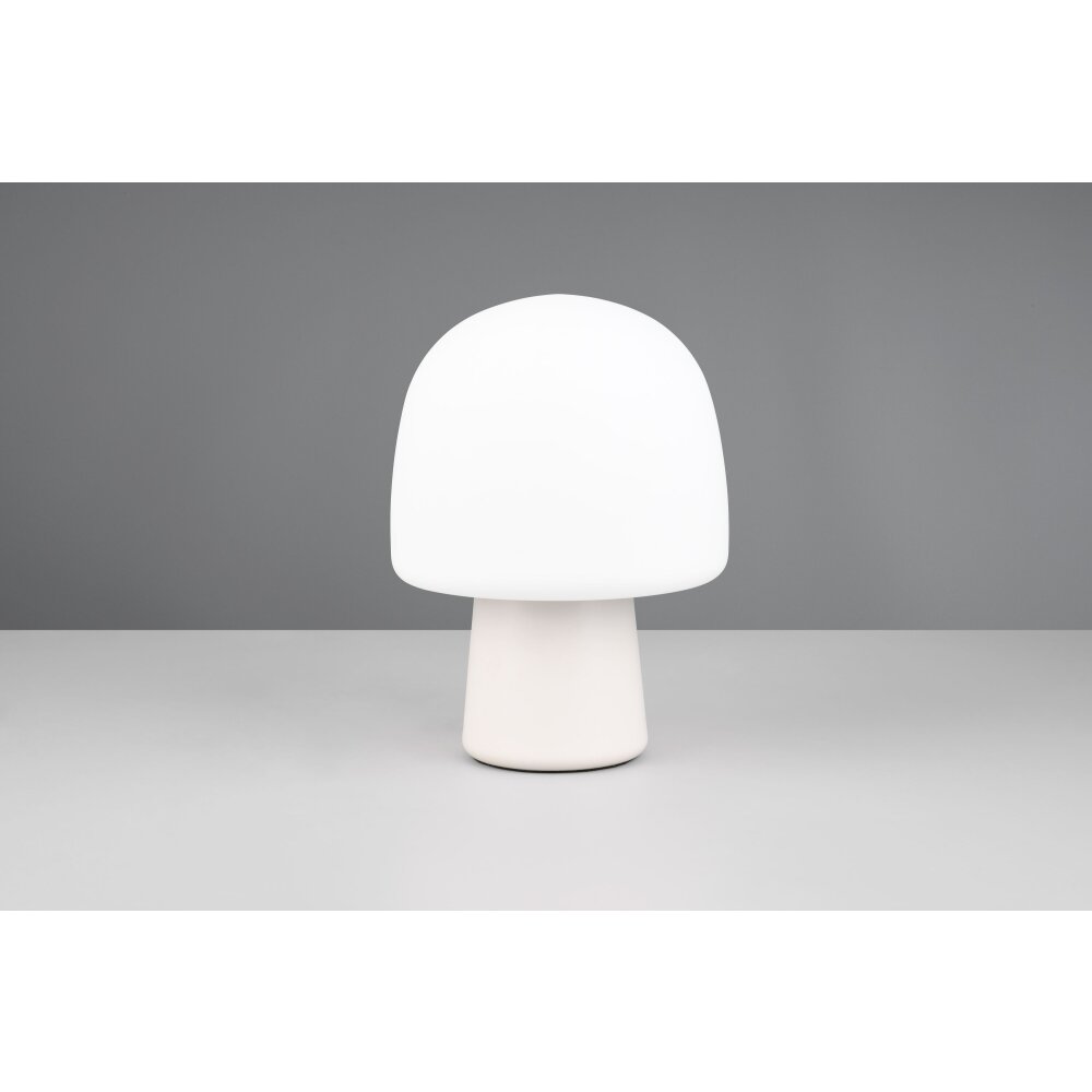 Pilz Look Trio Steen Tischleuchte Grau, 1-flammig main product photo