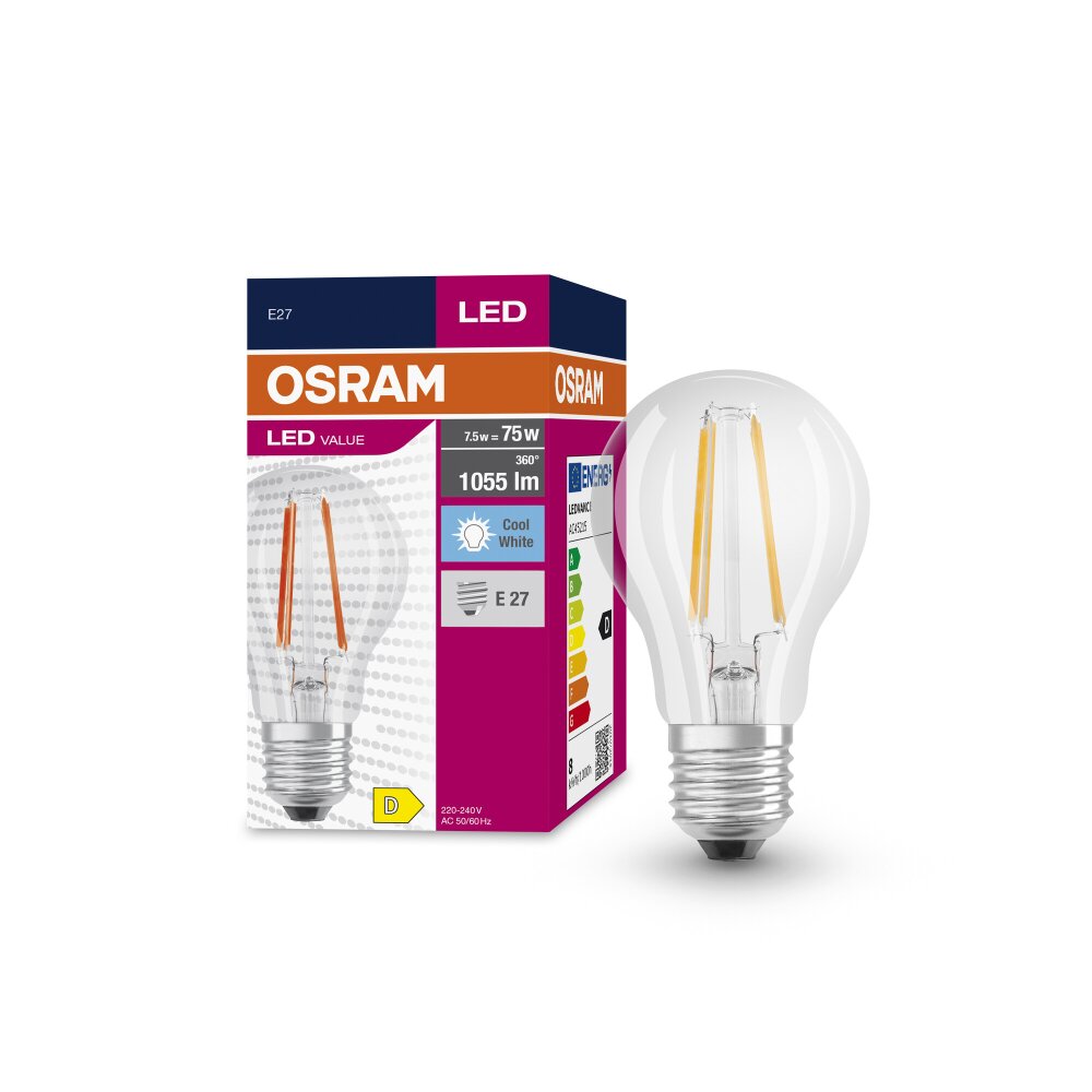 Osram LED E27 7,5 Watt 4000 Kelvin 1055 Lumen main product photo