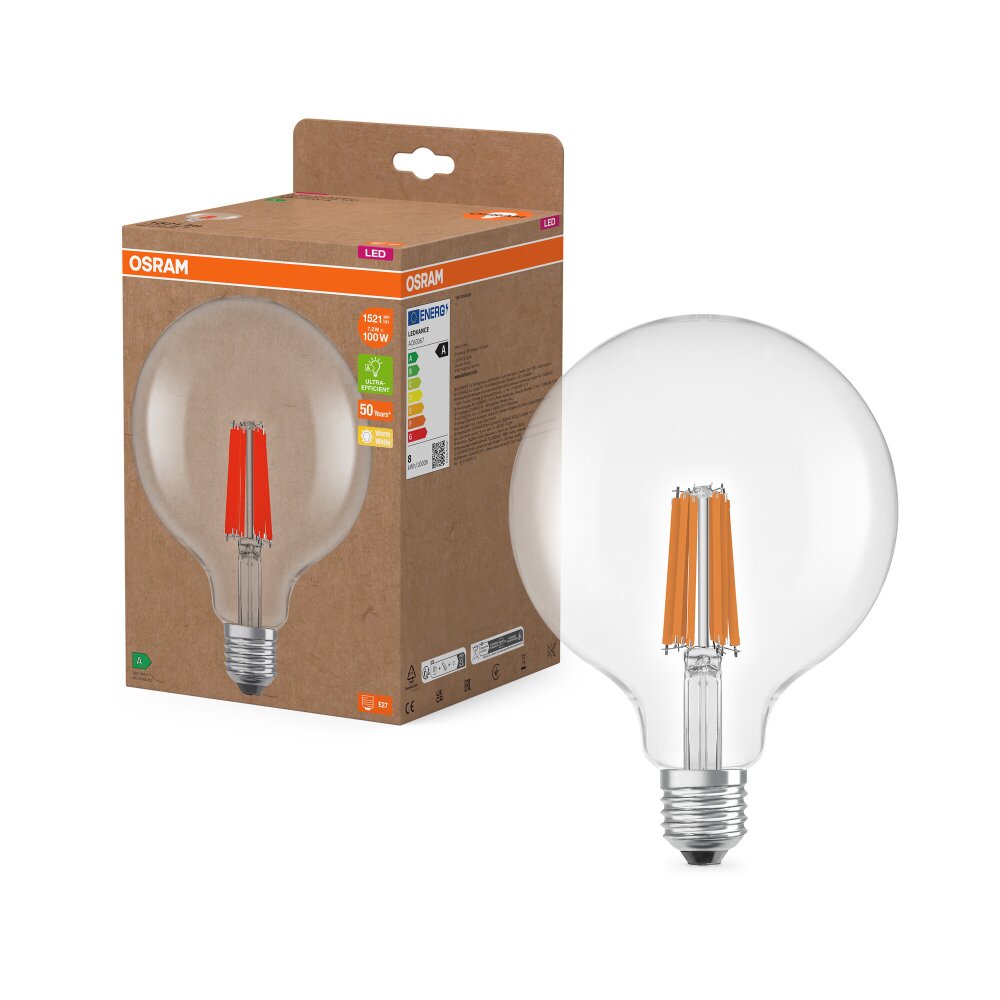 Osram LED E27 7,2 Watt 2700 Kelvin 1521 Lumen main product photo