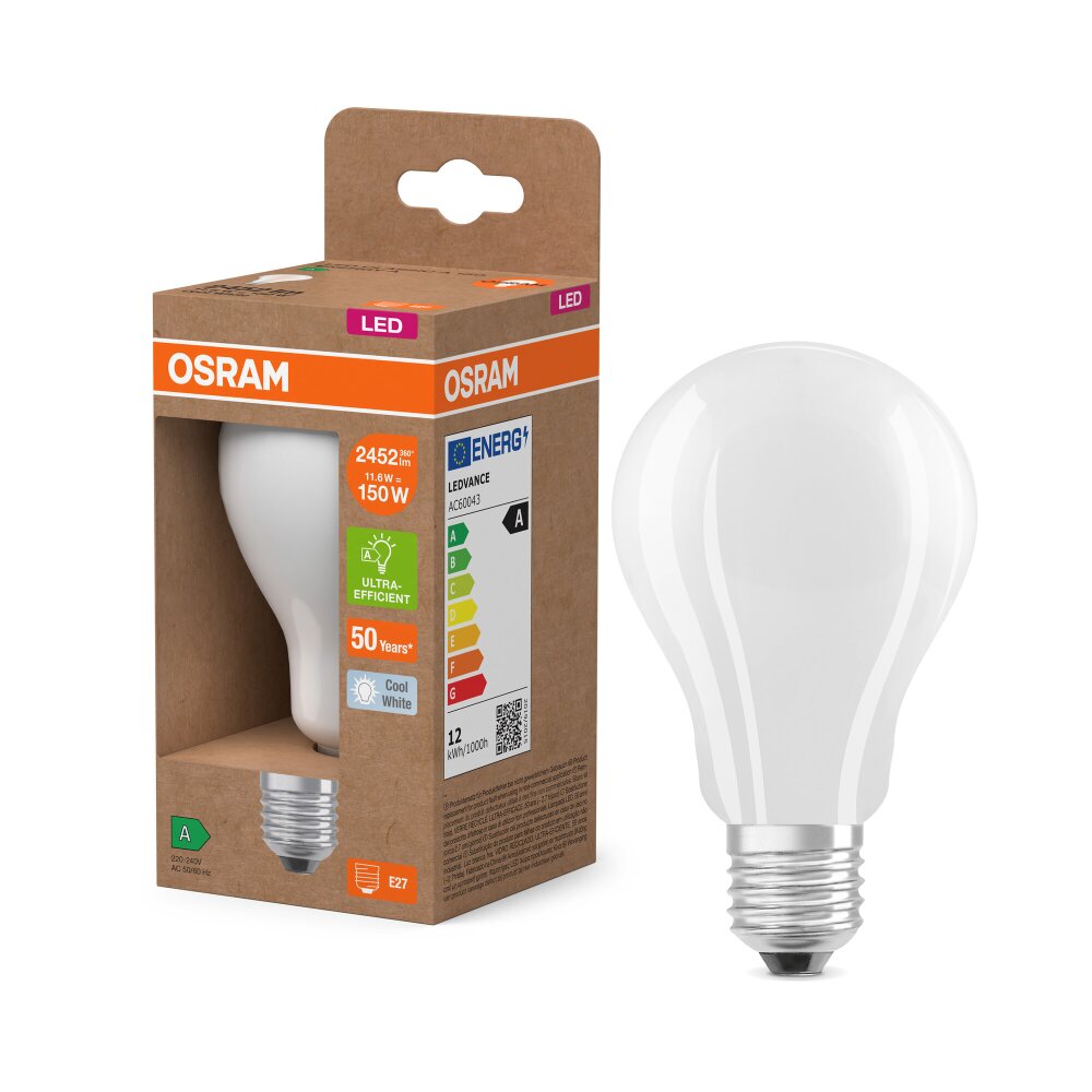 Osram LED E27 11,6 Watt 4000 Kelvin 2452 Lumen main product photo