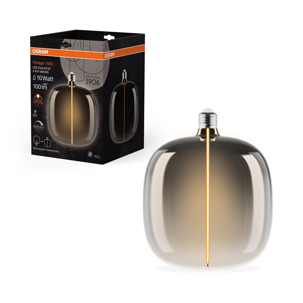 Osram LED E27 4,8 Watt 1800 Kelvin 100 Lumen main product photo