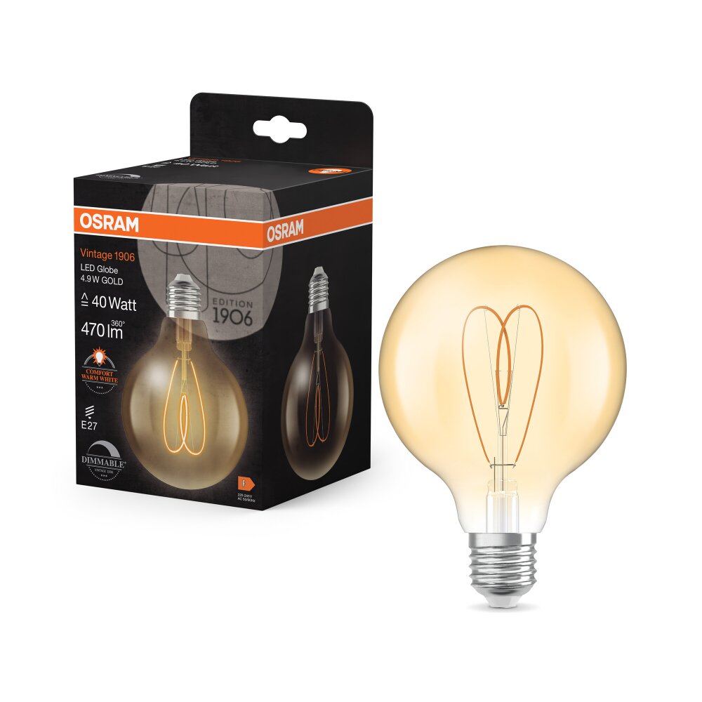 Osram LED E27 4,9 Watt 2200 Kelvin 470 Lumen main product photo
