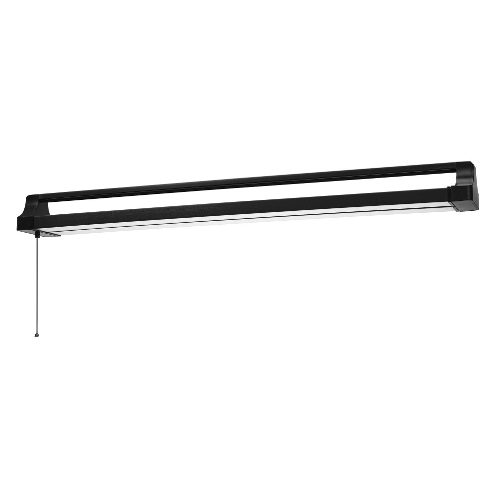 LEDVANCE OFFICE LINE Wand- und Deckenleuchte Schwarz, 1-flammig
