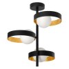 LEDVANCE DECOR Wand- und Deckenleuchte Schwarz, 3-flammig