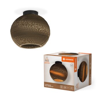 LEDVANCE DECOR Wand- und Deckenleuchte Braun, 1-flammig LEDVANCE DECOR Wand- und Deckenleuchte Braun, 1-flammig