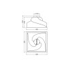 LEDVANCE DECOR Wand- und Deckenleuchte Braun, 1-flammig