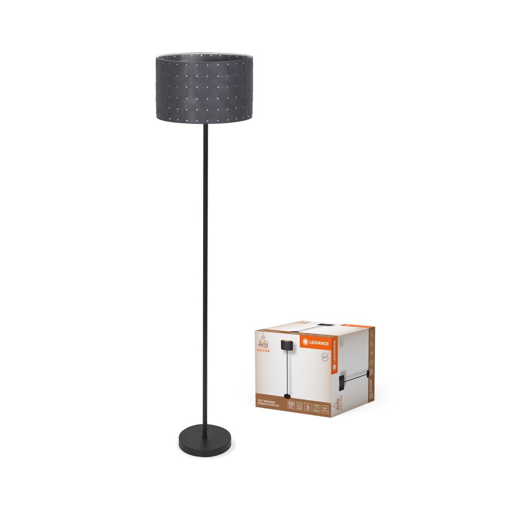 LEDVANCE DECOR Wand- und Deckenleuchte Grau, 1-flammig main product photo