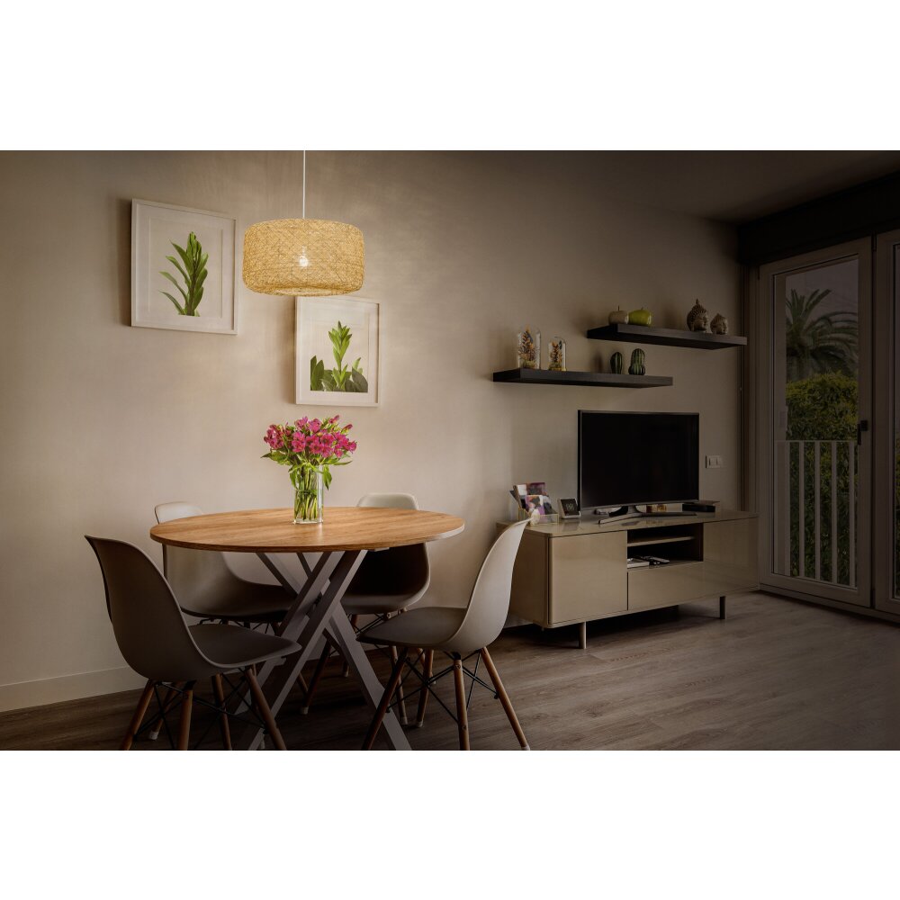 LEDVANCE DECOR Wand- und Deckenleuchte Beige, 1-flammig