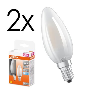 LED E14 2er Set 4 Watt 4000 Kelvin 470 Lumen LED E14 2er Set 4 Watt 4000 Kelvin 470 Lumen