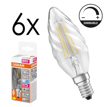 LED E14 6er Set 3,4 Watt 4000 Kelvin 470 Lumen LED E14 6er Set 3,4 Watt 4000 Kelvin 470 Lumen