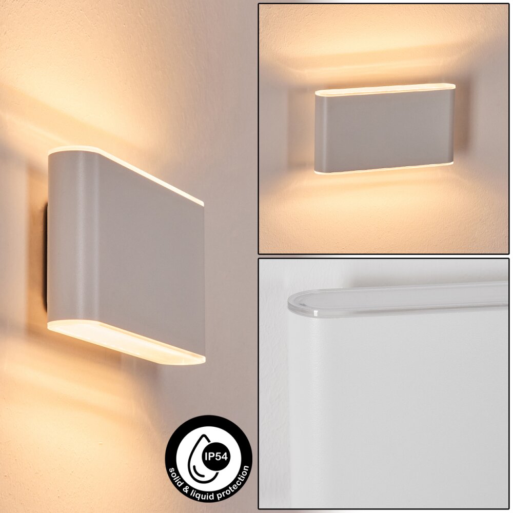Paranhas Außenwandleuchte Weiß, 1-flammig main product photo