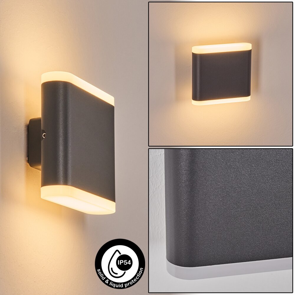 Gamas Außenwandleuchte LED Anthrazit, 1-flammig main product photo