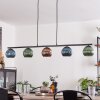 Koyoto Pendelleuchte Glas 15 cm Blau, Grün, Kupferfarben, 5-flammig