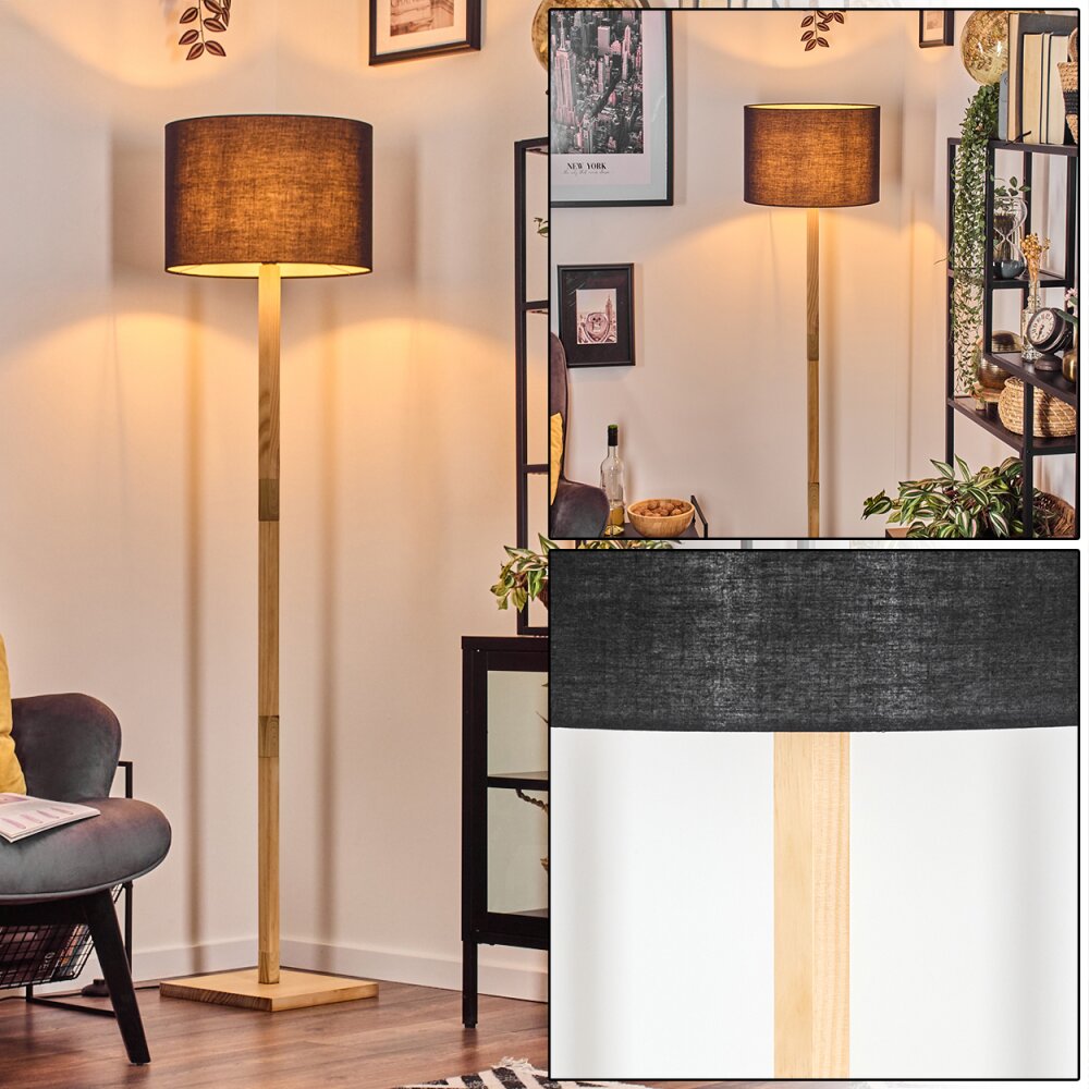 Bassagoda Stehleuchte Naturfarben, 1-flammig main product photo