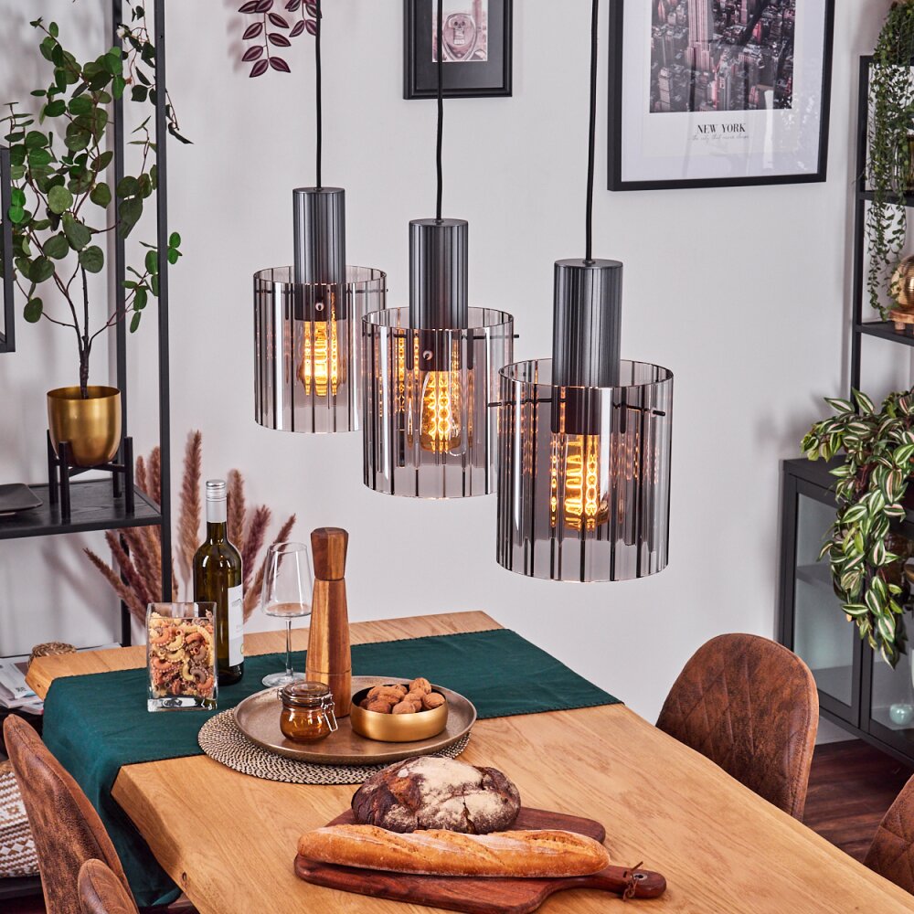 Vireda Hängeleuchte Anthrazit, 3-flammig main product photo