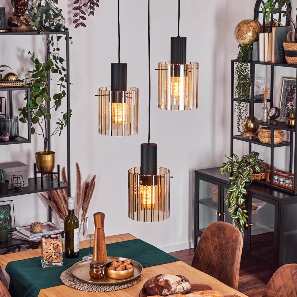 Vireda Hängeleuchte Anthrazit, 3-flammig main product photo